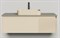 SALINI Domino Тумба со столешницей ширина 140 см, - фото 243003