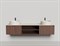 SALINI Domino Тумба со столешницей ширина 200 см, шпон - фото 243182