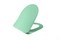CREAVIT Крышка зеленый нил матовый дюропласт с микролифтом (съемная) - фото 243833