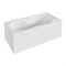 1MARKA Enna Ванна прямоугольная пристенная размер 170х75 см, цвет белый 01эн1775