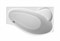 1MARKA Gracia Ванна асимметричная пристенная размер 150х90 см, цвет белый - фото 244601