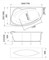 1MARKA Julianna Ванна асимметричная пристенная размер 170х100 см, цвет белый 01дж1710п