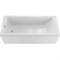 1MARKA Modern Ванна прямоугольная пристенная размер 190х80 см, цвет белый 01мод1980