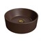 GROSSMAN Color Раковина накладная диаметр 40 см цвет коричневый матовый - фото 244968