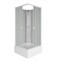NIAGARA Promo Душевая кабина квадратная размер 90x90 см, профиль - белый / стекло - матовое, стекло 4 мм P90/26Q/MT/BK