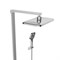 VINCEA Душевая стойка Inspire VSFS-3I13TCH термостатическая с изливом, хром VSFS-3I13TCH