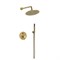 VINCEA Душевой комплект Desire VSFW-1D1GM, встраиваемый, 2 режима, брашированное золото VSFW-1D1BG