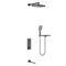 VINCEA Душевой комплект VSFW-431T1RGM встраиваемый, термостатический, 3 режима, вороненая сталь VSFW-431T1RGM