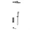 VINCEA Душевой комплект VSFW-433T1GM встраиваемый, термостатический, 3 режима, вороненая сталь VSFW-433T1GM