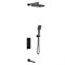 VINCEA Душевой комплект VSFW-433T1MB встраиваемый, термостатический, 3 режима, черный VSFW-433T1MB
