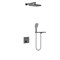 VINCEA Душевой комплект VSFW-4211RGM встраиваемый, 2 режима, вороненая сталь VSFW-4211RGM