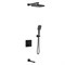 VINCEA Душевой комплект VSFW-4311MB встраиваемый, 3 режима, черный VSFW-4311MB