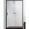 AQUATEK Душевая дверь раздвижные, ширина 120 см, профиль черный / стекло прозрачное, стекло 6 мм - фото 246864