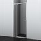 WASSERKRAFT Aula 11P Душевая дверь распашная ширина 100 см, профиль - хром / стекло - прозрачное, стекло 6 мм - фото 250433