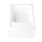 RGW Acryl Душевой поддон прямоугольный с сиденьем размер 120х80 см, белый 16180682-91
