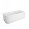 BELBAGNO Ванна акриловая полукруглая угловая размер 150x70 см, цвет белый - фото 252650