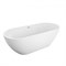 BELBAGNO Uno Ванна акриловая овальная отдельностоящая размер 170x75 см, цвет белый BB701-1700-750-K - фото 252701