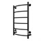 ARINGA Bergen полотенцесушитель лесенка электрический 80*50, черный AR03009BL