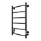 ARINGA Kyoto полотенцесушитель лесенка электрический 80*50, черный AR03005BL