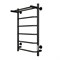 ARINGA Kyoto полотенцесушитель лесенка электрический с полкой 80*50, черный AR03003BL