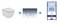IDEAL STANDARD TESI AquaBlade® Комплект ST031812 (унитаз T007901 + сиденье Tesi T352701 + панель смыва Aquatek KDI-0000018 + инсталляция Aquatek INS-0000012 + крепёж) - фото 252861