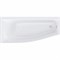ASTRA-FORM Скат Ванна из искусственного камня пристенная/встраиваемая асимметричная размер 170x75 см, с установочными ножками с регулируемыми опорами, цвет белый Astra-Form 1010014
