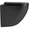 LEMARK Glazer Унитаз подвесной, безободковый с сиденьем микролифт, смыв Торнадо 3.0,черный матовый 9612004