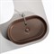 CERAMICA NOVA Element Накладная раковина ширина 60 см, цвет Темно-коричневый матовый CN6048MDB