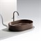 CERAMICA NOVA Element Накладная раковина ширина 60 см, цвет Темно-коричневый матовый CN6048MDB