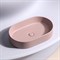 CERAMICA NOVA Element Накладная раковина ширина 60 см, цвет Розовый матовый CN6048MP