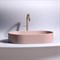 CERAMICA NOVA Element Накладная раковина ширина 60 см, цвет Розовый матовый CN6048MP