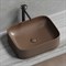 CERAMICA NOVA Element Накладная раковина ширина 50 см, цвет Темно-коричневый матовый CN6052MDB