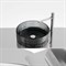 CERAMICA NOVA Cristal Накладная раковина диаметр 35 см, цвет Черный - фото 254329