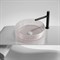 CERAMICA NOVA Cristal Накладная раковина диаметр 35 см, цвет Розовый CN6061