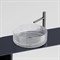CERAMICA NOVA Cristal Накладная раковина диаметр 35 см, цвет Прозрачная CN6062