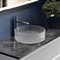 CERAMICA NOVA Cristal Накладная раковина диаметр 35 см, цвет Прозрачная CN6062