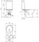 CERSANIT Унитаз-компакт FLAVIS 031 3/6 DPL EO slim, белый A64288