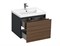 CERSANIT Grande Тумба под раковину подвесная 60 для COMO 60 черный орех, черный орех A64759