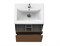 CERSANIT Grande Тумба под раковину подвесная 60 для COMO 60 черный орех, черный орех A64759