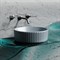 CERAMICA NOVA Element Умывальник чаша накладная круглая (цвет Серо-Голубой Матовый) 360*360*115мм CN6057MHL