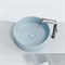 CERAMICA NOVA Element Умывальник чаша накладная круглая (цвет Голубой Матовый) 360*360*115мм CN6057ML