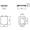 IDEAL STANDARD i.life A Крышка-сиденье для унитаза, белый T453101