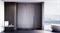 VECONI Premium Trento Душевая перегородка раздвижная PTDW-50B, 1200x2000, черный матовый, стекло прозрачное - фото 256287