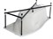 Каркас сварной для акриловой ванны Aquanet Borneo/Cariba 170x75 L/R AQUANET-00243000