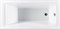 AQUANET Bright Ванна акриловая прямоугольная встраиваемая / пристенная размер 155x70 см с каркасом, белый AQUANET-239666
