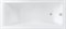 AQUANET Bright Ванна акриловая прямоугольная встраиваемая / пристенная размер 165x70 см с каркасом, белый - фото 257436