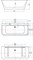 AQUANET Family Ванна акриловая асимметричная отдельностоящая / пристенная размер 170x75 см, белый - фото 257677