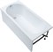 AQUANET Light Ванна акриловая прямоугольная встраиваемая / пристенная размер 150x70 см с каркасом, белый AQUANET-243869
