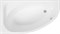AQUANET Mia Ванна акриловая асимметричная встраиваемая / пристенная размер 140x80 см с каркасом L, белый - фото 258090