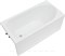 AQUANET West Ванна акриловая прямоугольная встраиваемая / пристенная размер 160x70 см с каркасом, белый AQUANET-205564